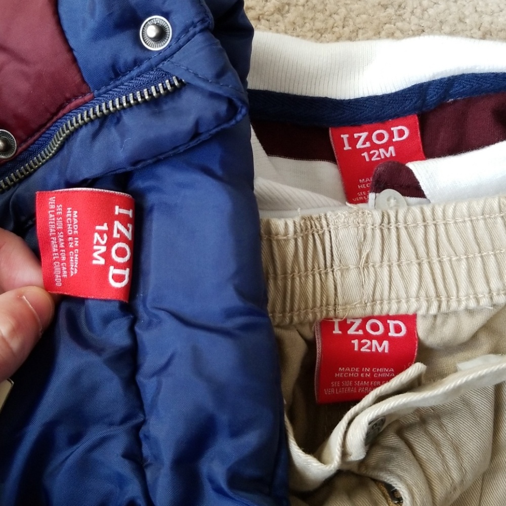 ⭐ 2/$20 IZOD 3 Piece set with Puffer Vest - Picture 8 of 8